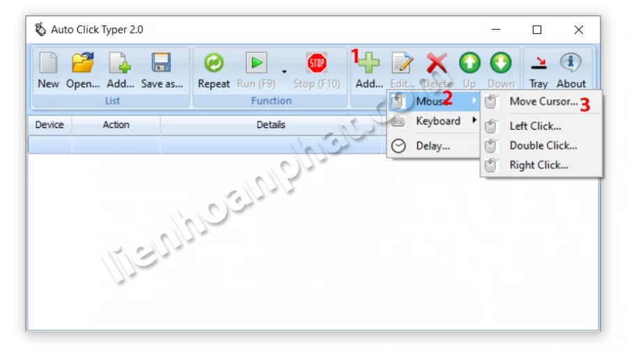 phần mềm click chuột tự động auto click typer