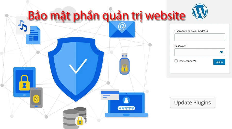 bảo mật website phần quản trị