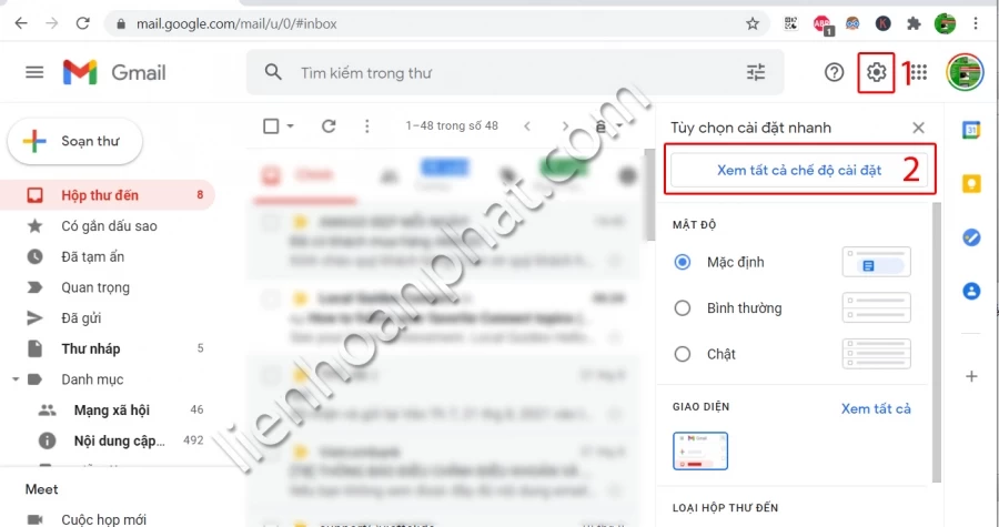 Cách cài gmail vào outlook