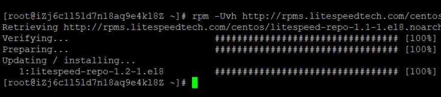 Cài đặt openlitespeed trên centos 8 64 bit