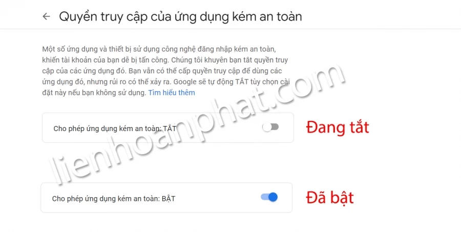 mở quyền truy cập
