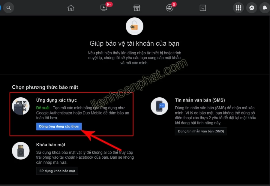 cài đặt authenticator