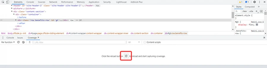 Coverage Chrome