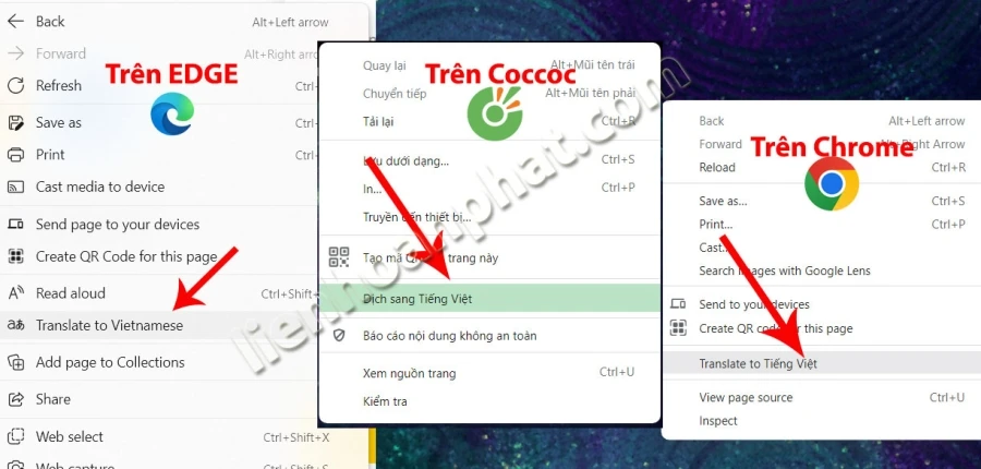 dịch mọi thứ tiếng sang Tiếng Việt