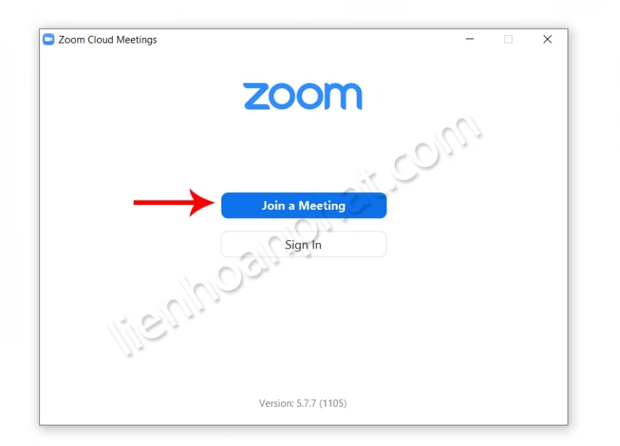 khởi động zoom