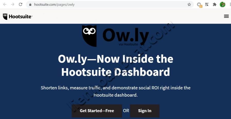 rút gọn liên kết ow.ly