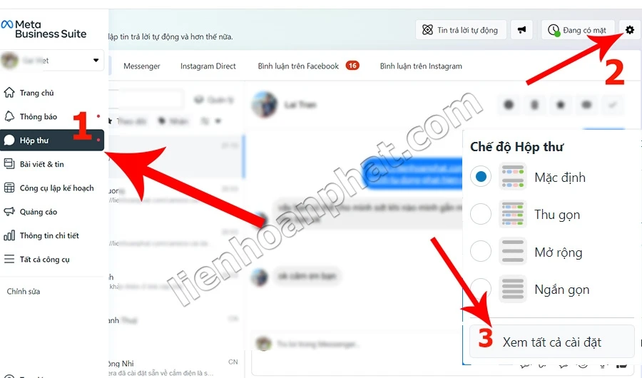 thêm chat facebook vào website 2023