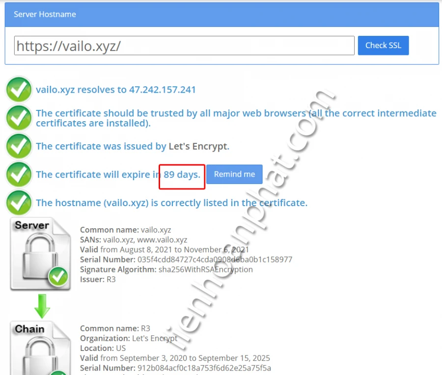 Kiểm tra SSL