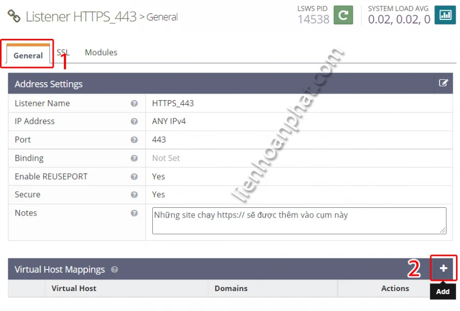 kích hoạt http 3 quick openlitespeed