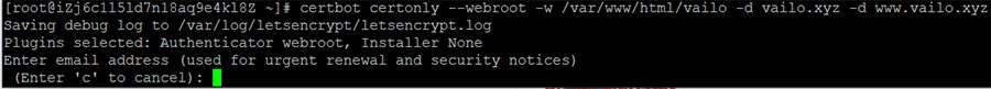 thêm ssl cho domain