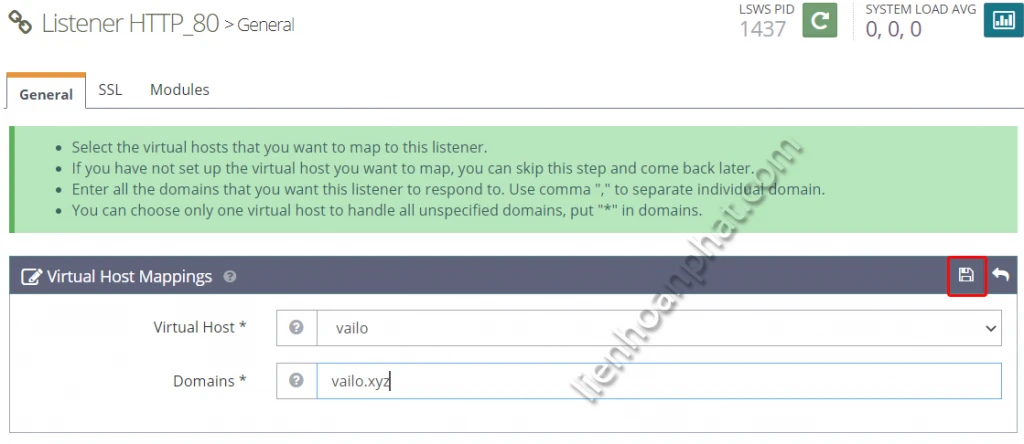 add vitual for Openlitespeed