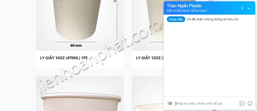 tích hợp chát zalo vào web
